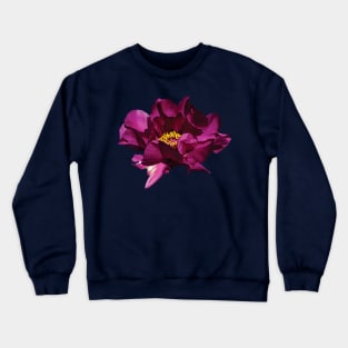 Peonies - Magenta Peony Crewneck Sweatshirt